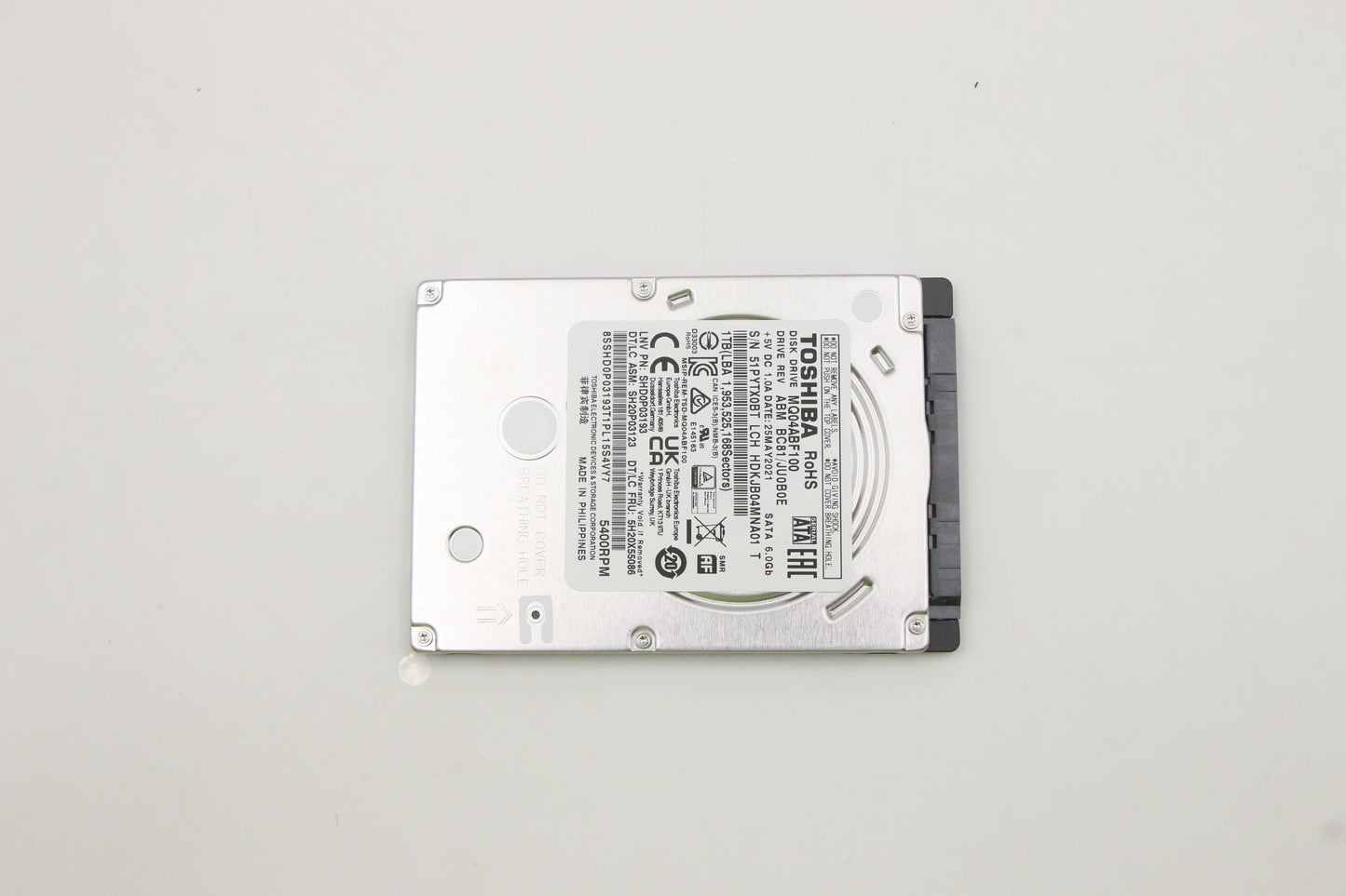 Lenovo Hdd_Asm Hdd 1Tb 5400Rpm 7Mm Ts - 5H20X55086