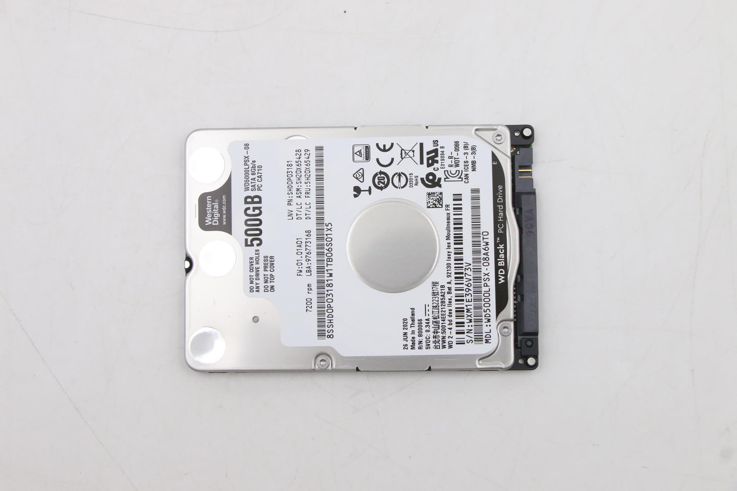 Lenovo Wd Mz1000S 2.5 500G 7200 - 5H20X65429