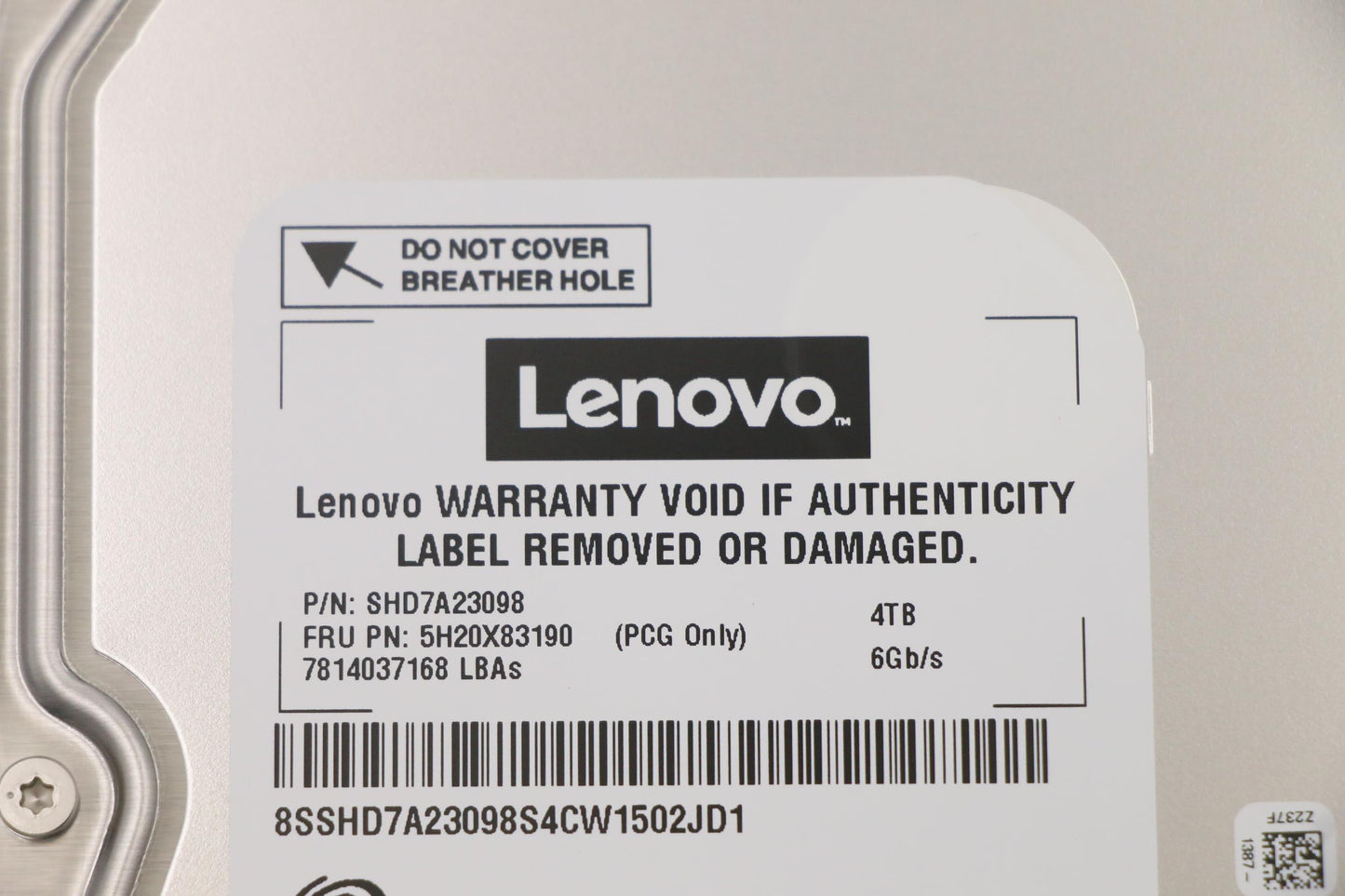 Lenovo Hdd_Asm Fru St 3.5 7.2K Sata 4 - 5H20X83190