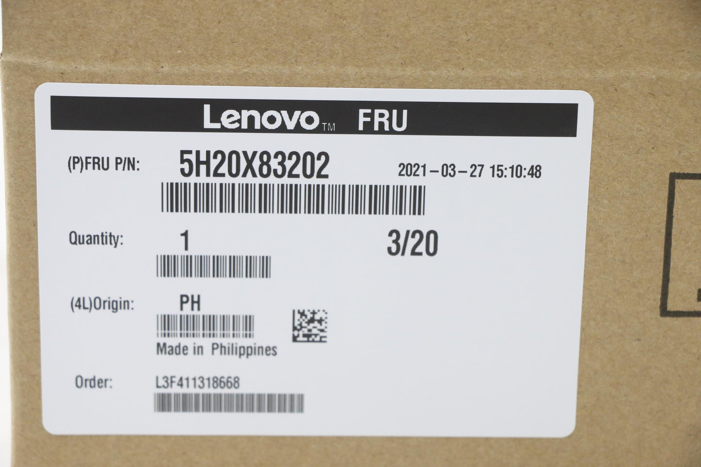 Lenovo Hdd_Asm Fru Tosh 3.5 7.2K Sata - 5H20X83202