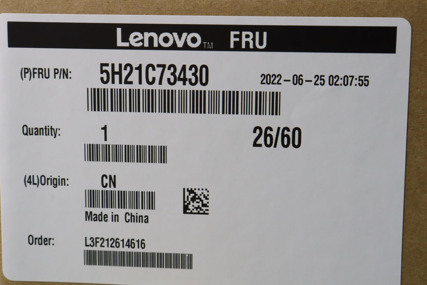 Lenovo Hdd Assembly Fru Seagate 3.5 - 5H21C73430
