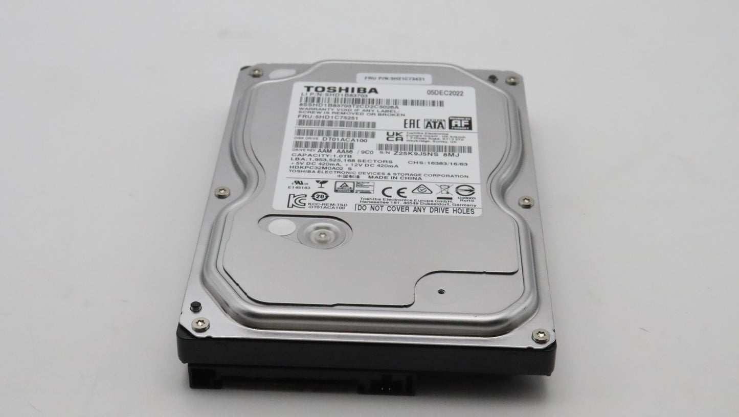 Lenovo Hdd Assembly Fru Toshiba 3.5 - 5H21C73431