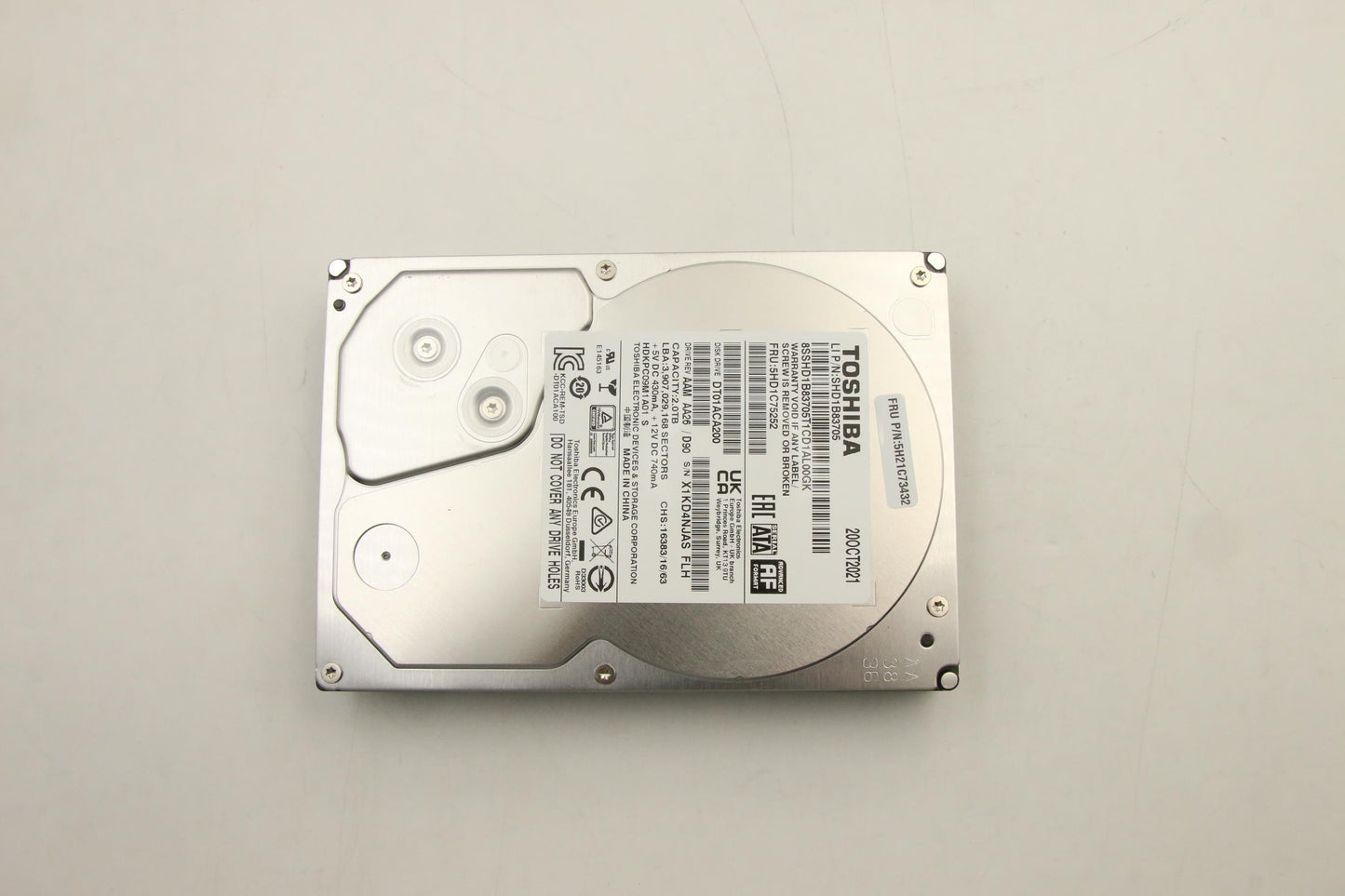 Lenovo Hdd Assembly Fru Toshiba 3.5 - 5H21C73432