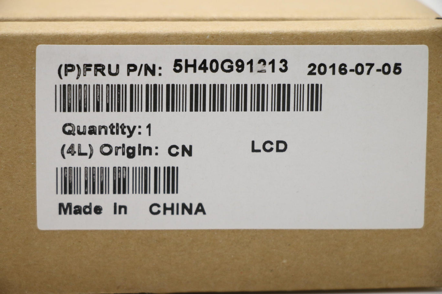 Lenovo Tfd Lcd Module Assembly W/Be - 5H40G91213