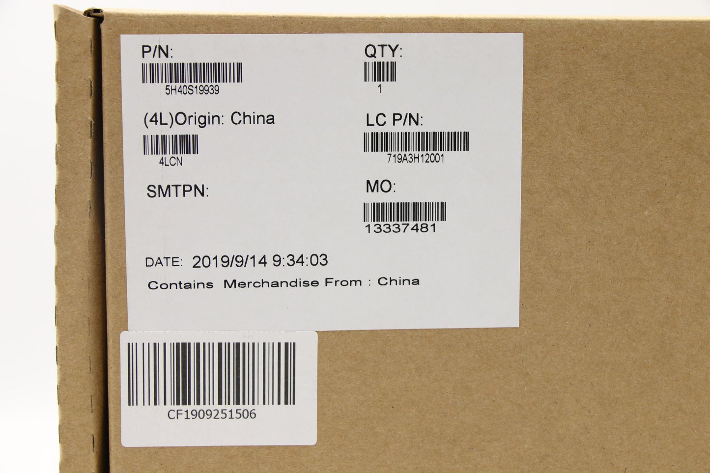 Lenovo Thm_Assy - 5H40S19939