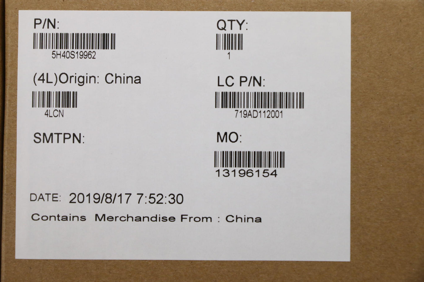 Lenovo - Thermal Module 81TD with FAN - 5H40S19962