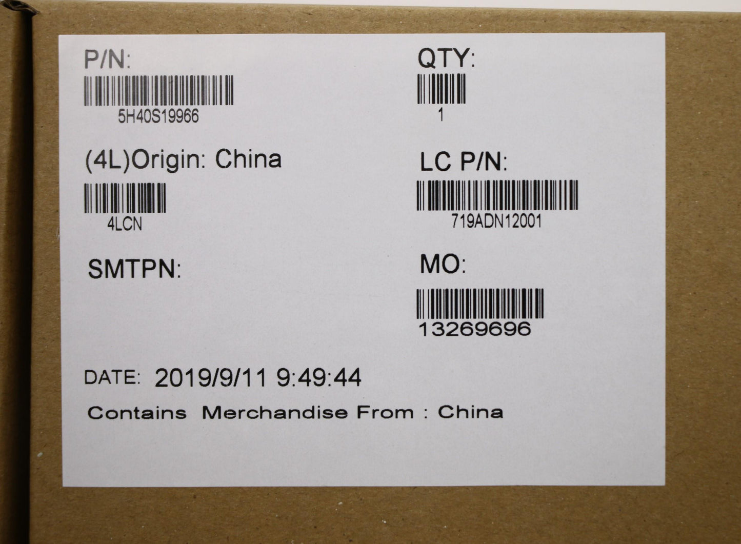 Lenovo Thm Uma Assy Delta Weihong - 5H40S19966