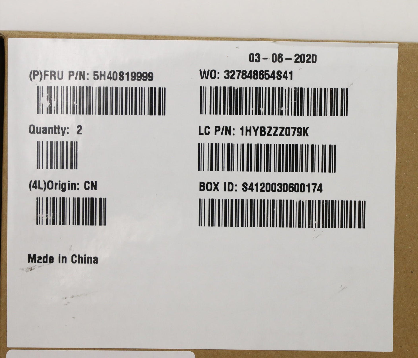 Lenovo Heatsink Q 82A1 DIS - 5H40S19999