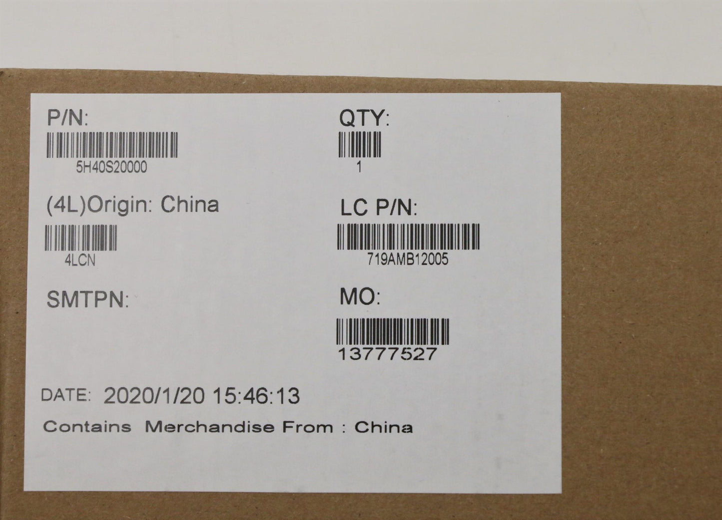 Lenovo Heatsink, L81YK Series, UMA - 5H40S20000