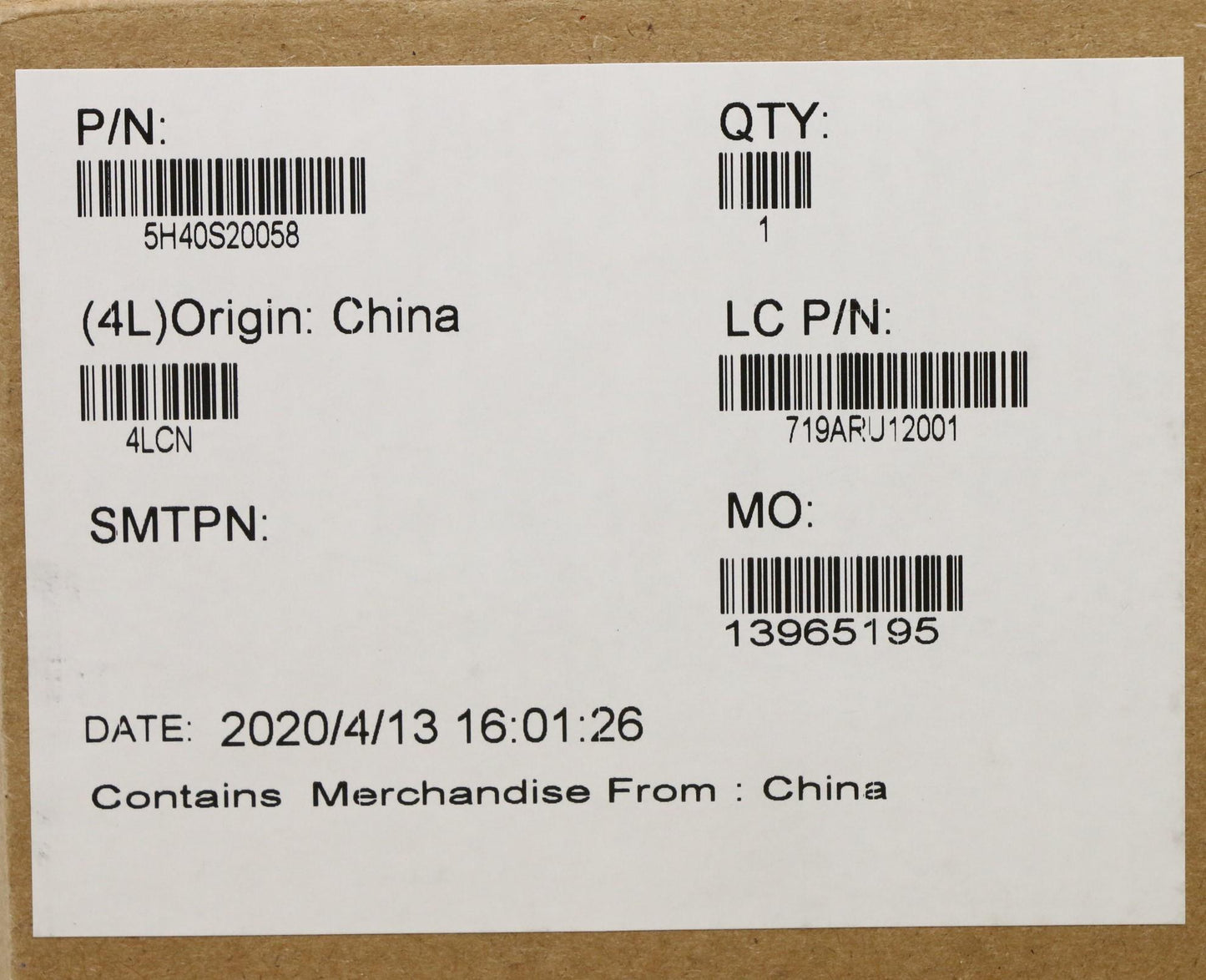 Lenovo Heat Sink (If Separate From Fa - 5H40S20058