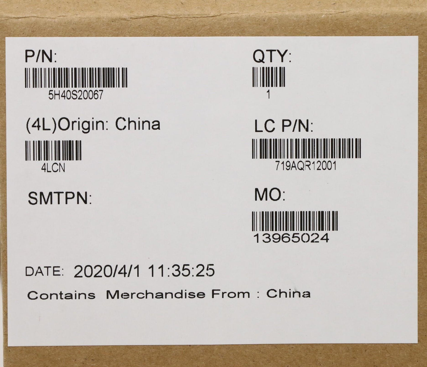 Lenovo Heat Sink (If Separate From Fa - 5H40S20067