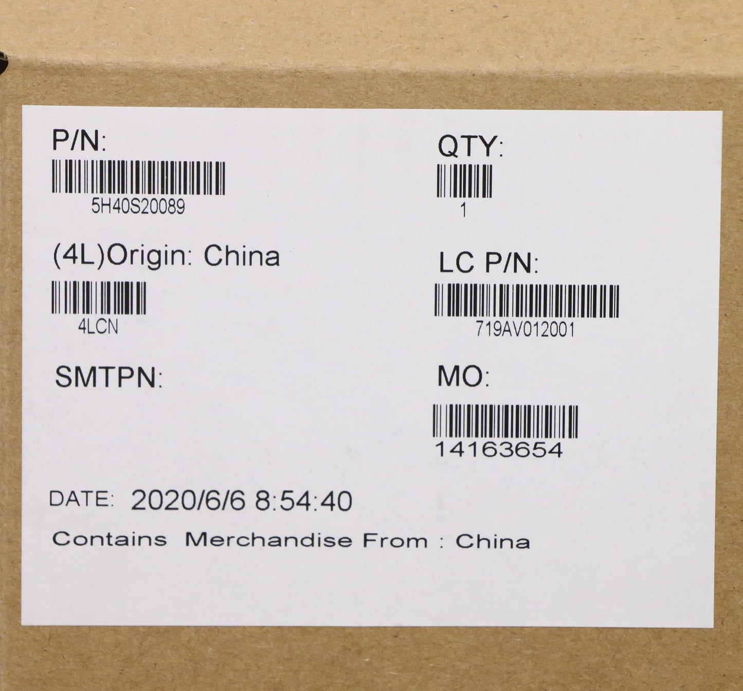 Lenovo Heat Sink (If Separate From Fa - 5H40S20089