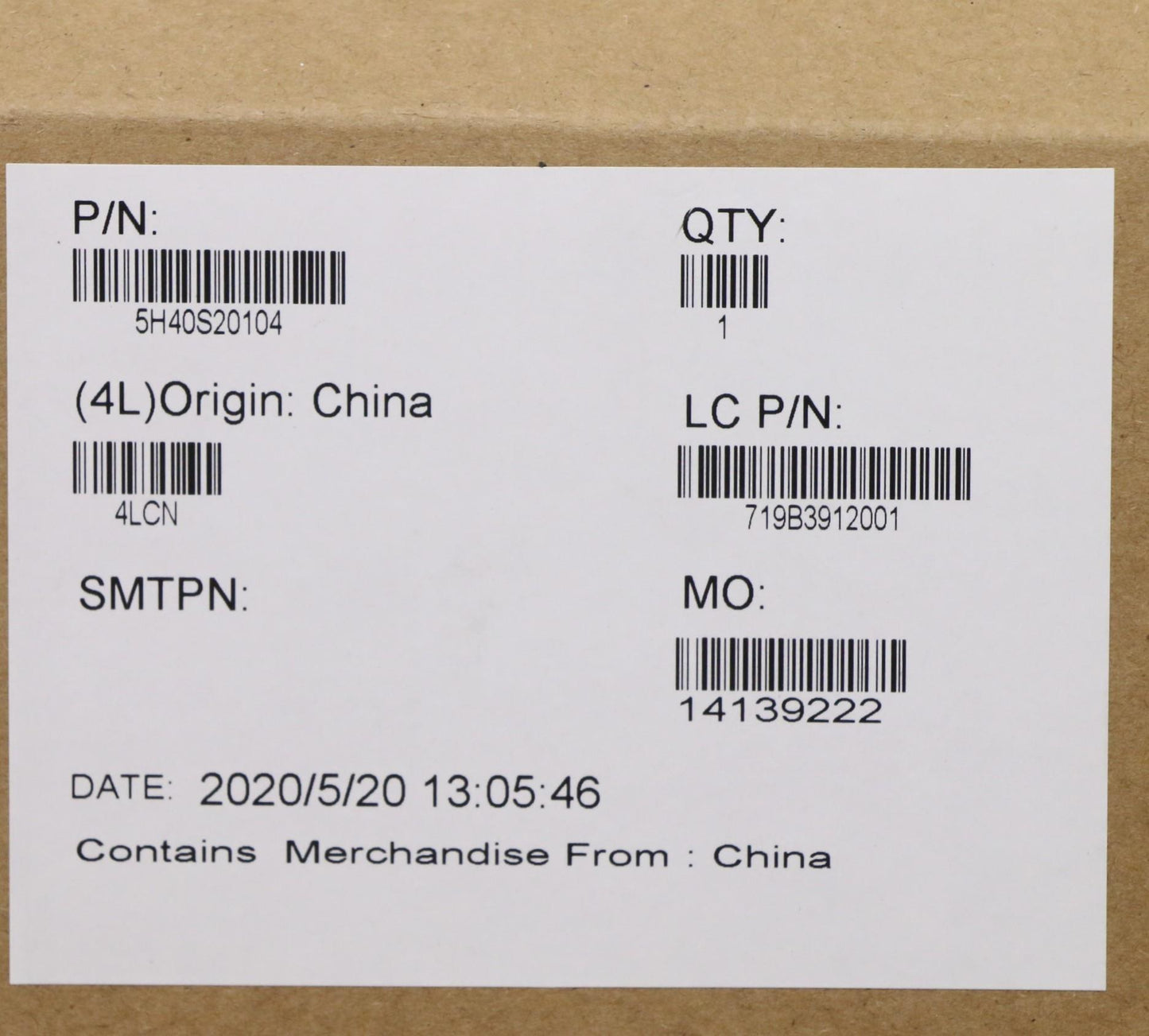 Lenovo Heat Sink (If Separate From Fa - 5H40S20104