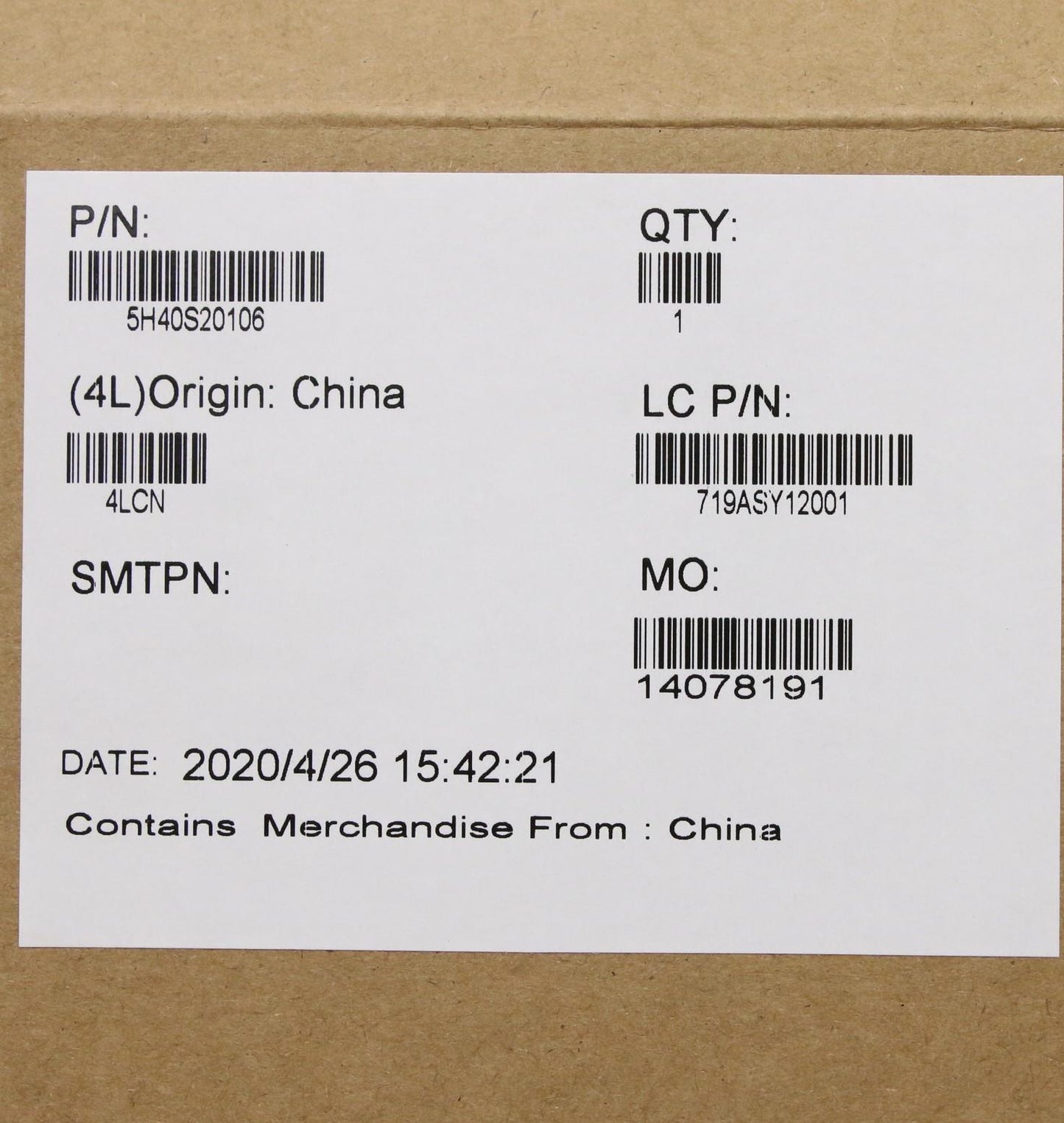 Lenovo Heatsink L 82B5, FCN - 5H40S20106