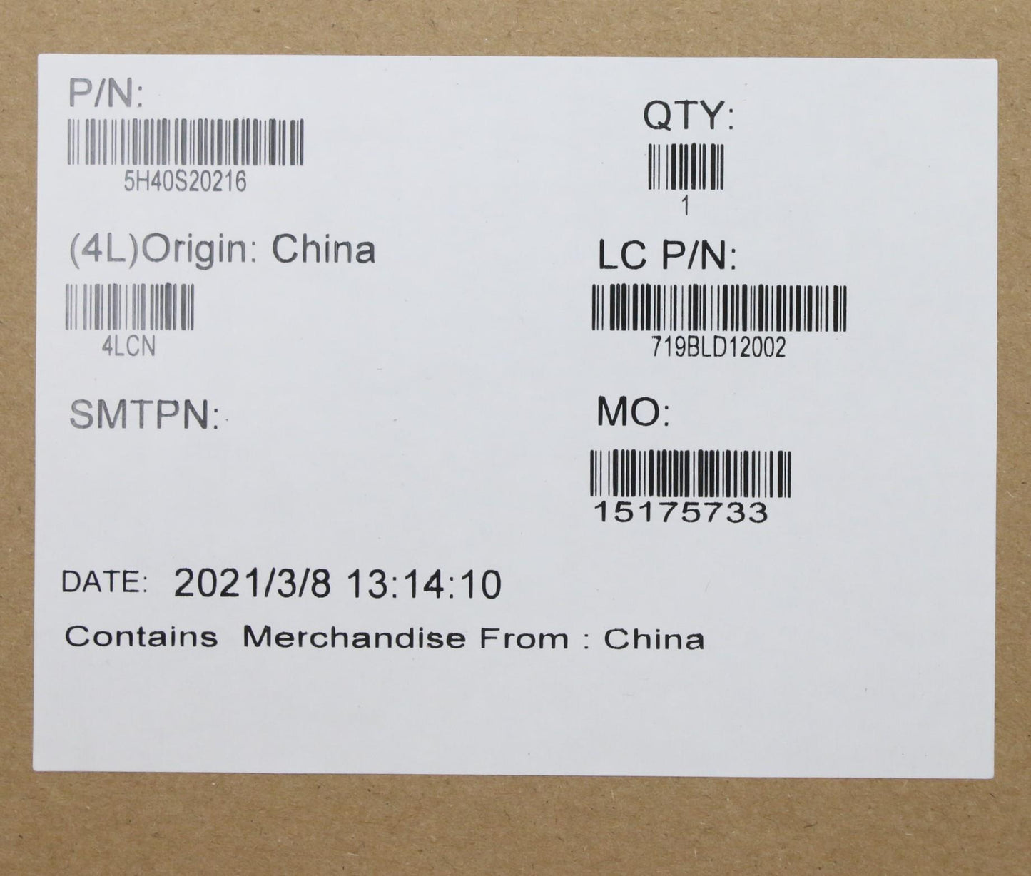 Lenovo Heatsink Heatsink B 82Bc I7/I9 - 5H40S20216