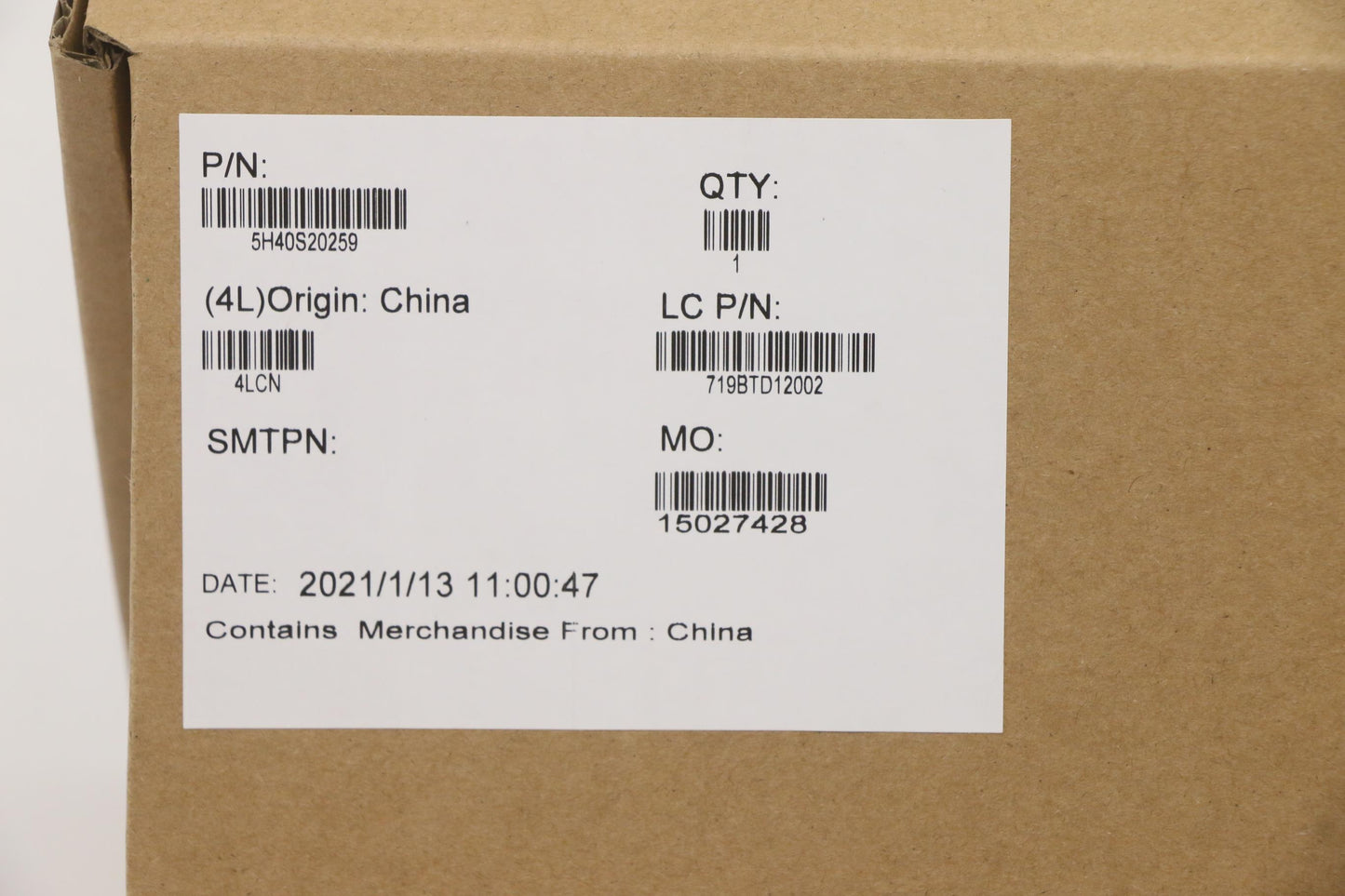 Lenovo Heatsink Heatsink L 82C5 Taiso - 5H40S20259