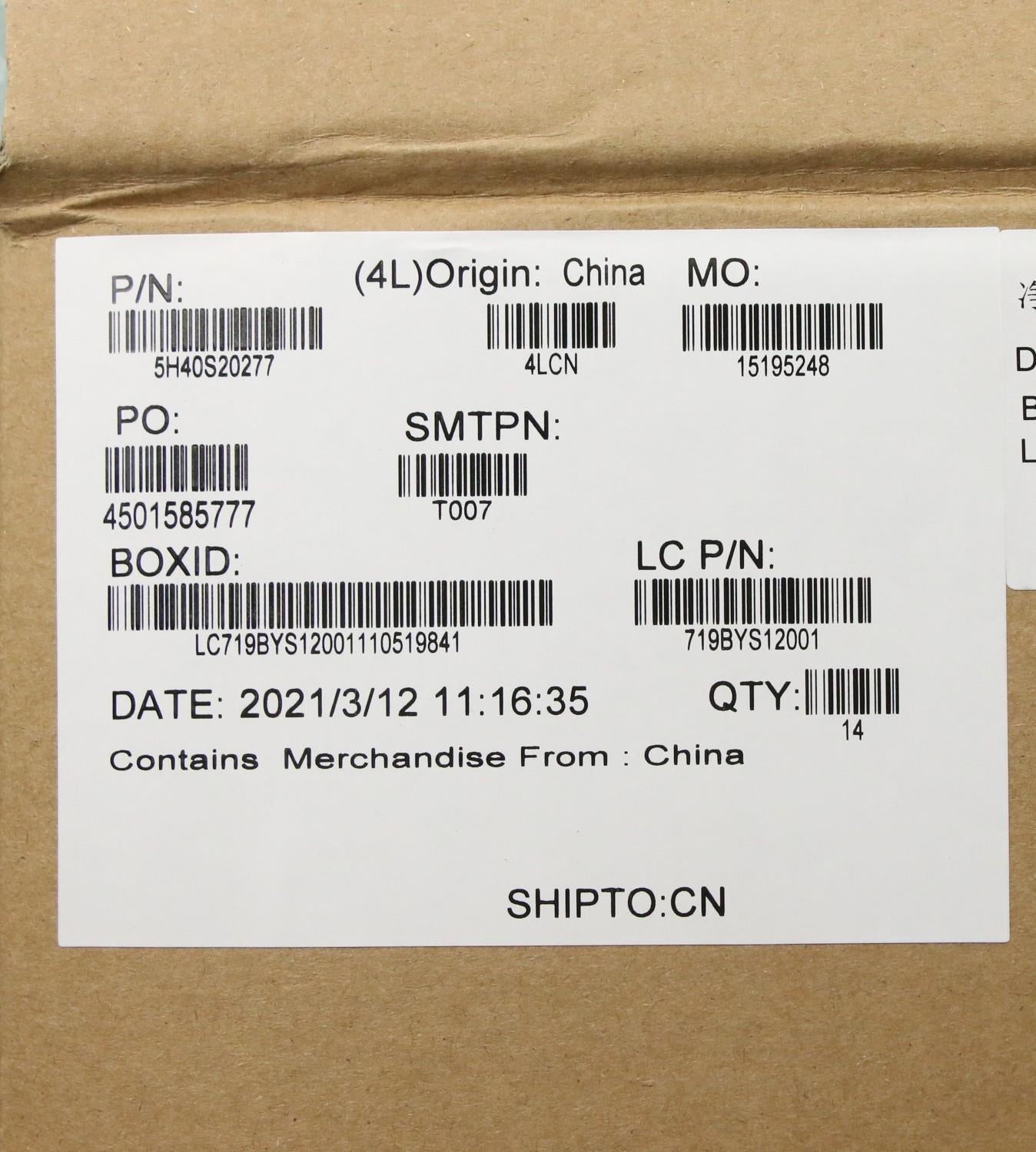 Lenovo Thermal Module - 5H40S20277