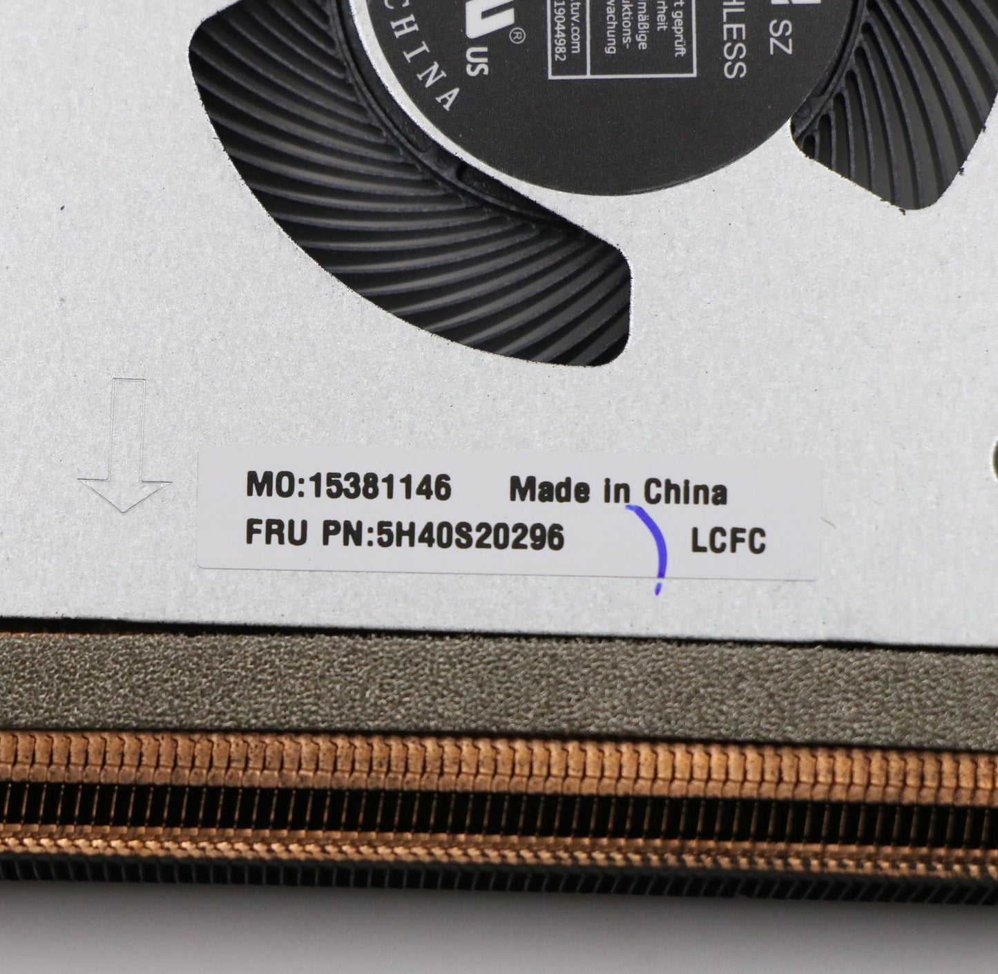 Lenovo Thermal Module, 82M0 E5 - 5H40S20296