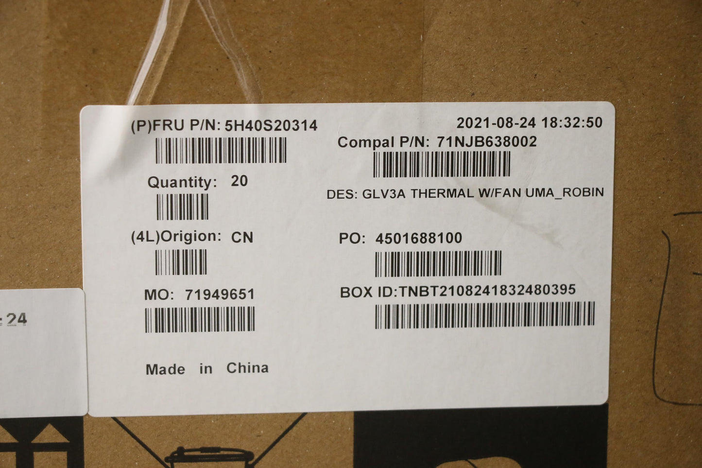 Lenovo Heatsink Thermal Module C 21A2 - 5H40S20314