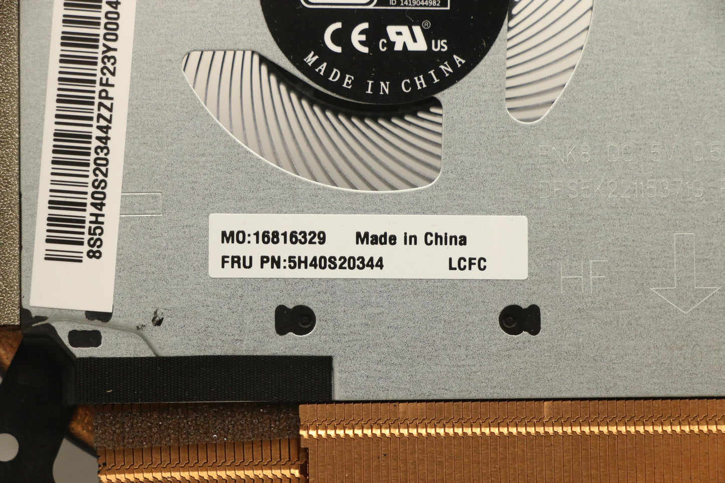 Lenovo Heatsink Thermal Module L 82Jk - 5H40S20344