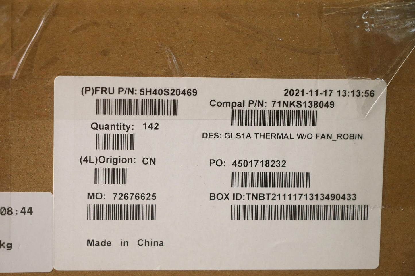 Lenovo Heatsink Heatsink C 82R0 Robin - 5H40S20469