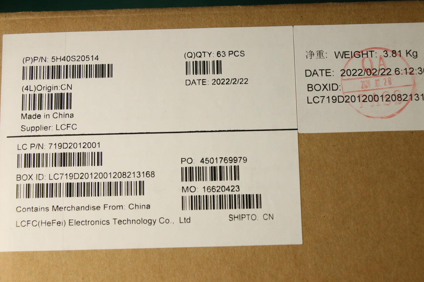 Lenovo Heatsink Heatsink L 82R3 Taiso - 5H40S20514