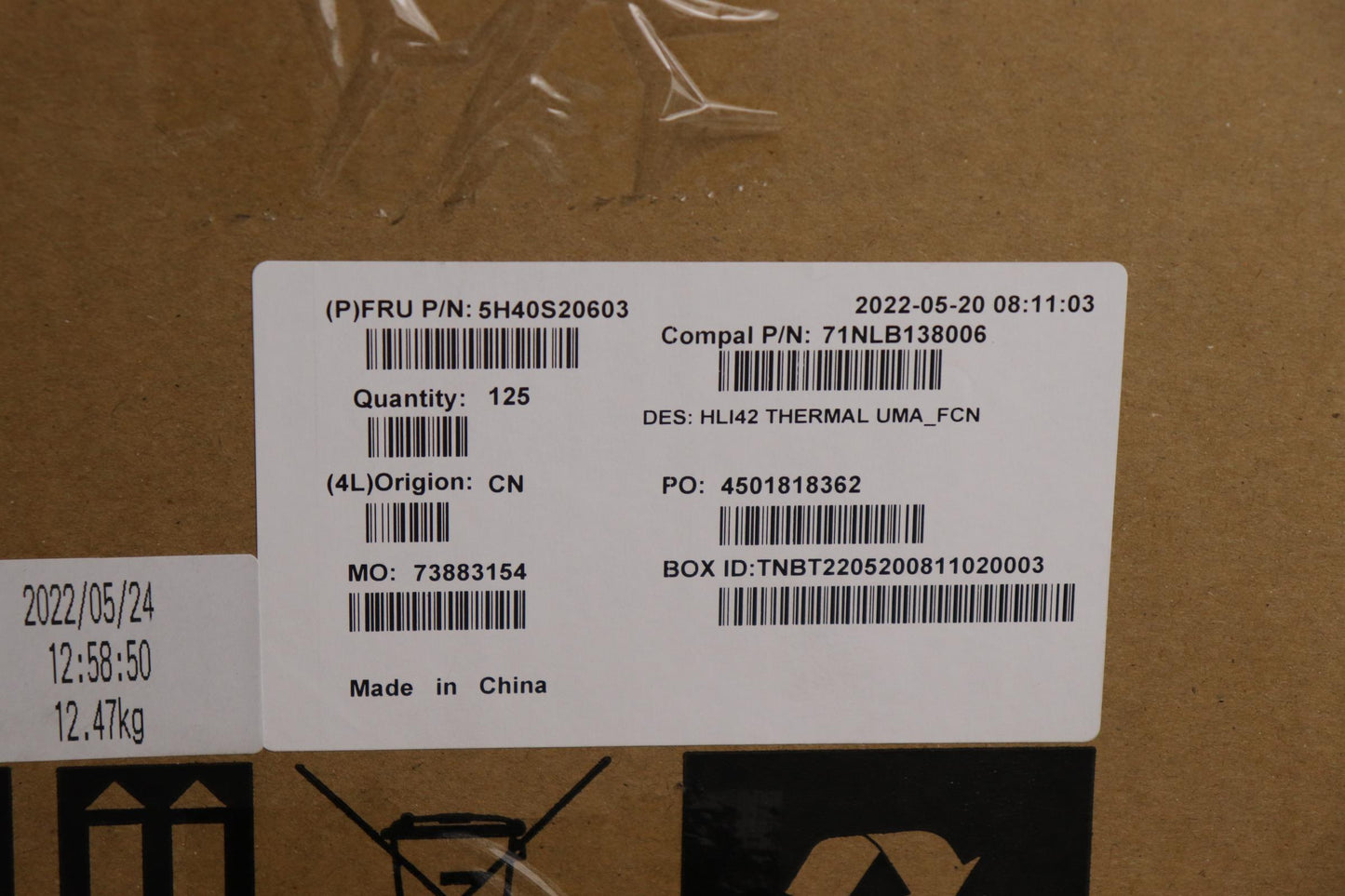 Lenovo Heatsink Heatsink C 82Sh Umafc - 5H40S20603