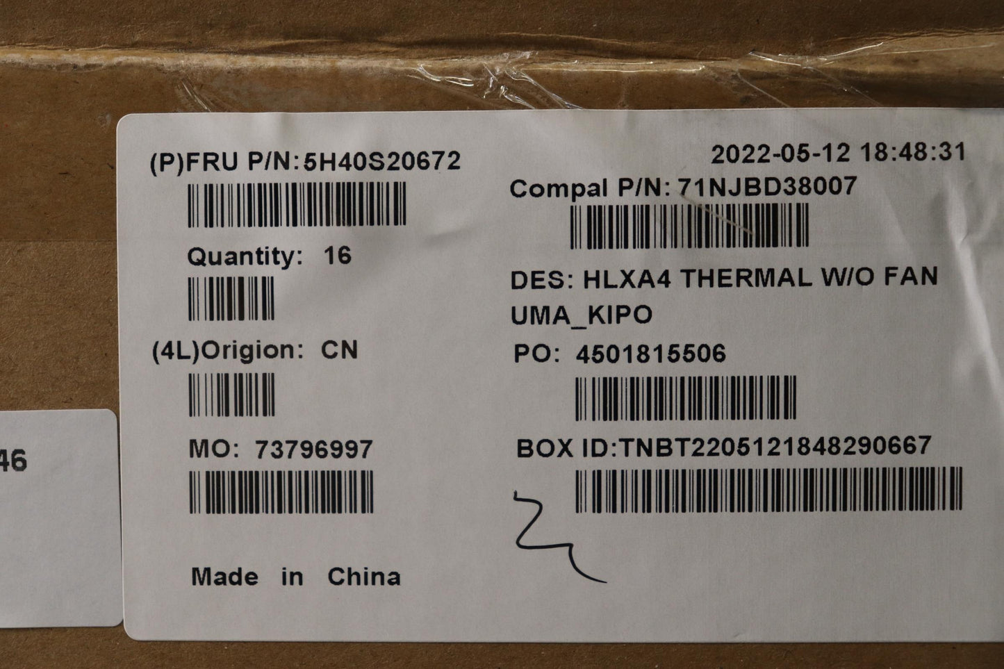 Lenovo Heatsink Heatsink C 21Dh Uma K - 5H40S20672