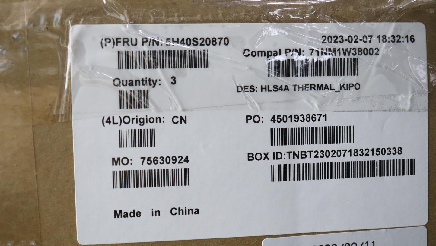 Lenovo Heatsink Heatsink C 82Xe Kipo - 5H40S20870