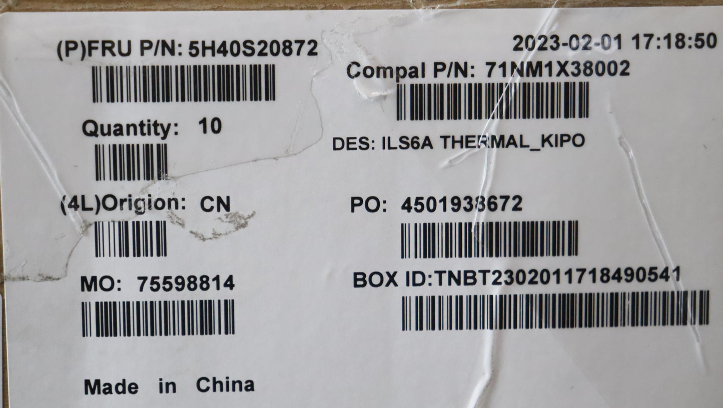 Lenovo Heatsink Heatsink C 82Xg Kipo - 5H40S20872