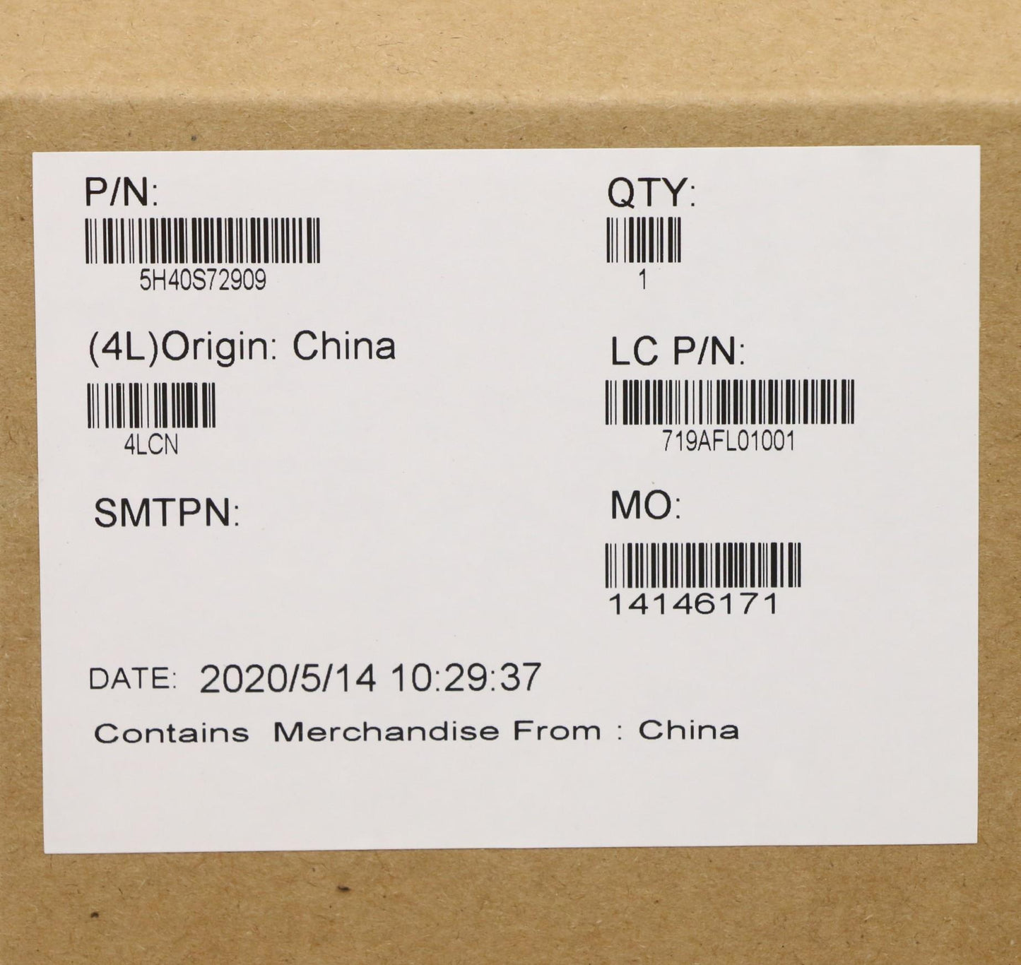 Lenovo Thermal Module, FE4A0, Discrete Graphics, P25 - 5H40S72909