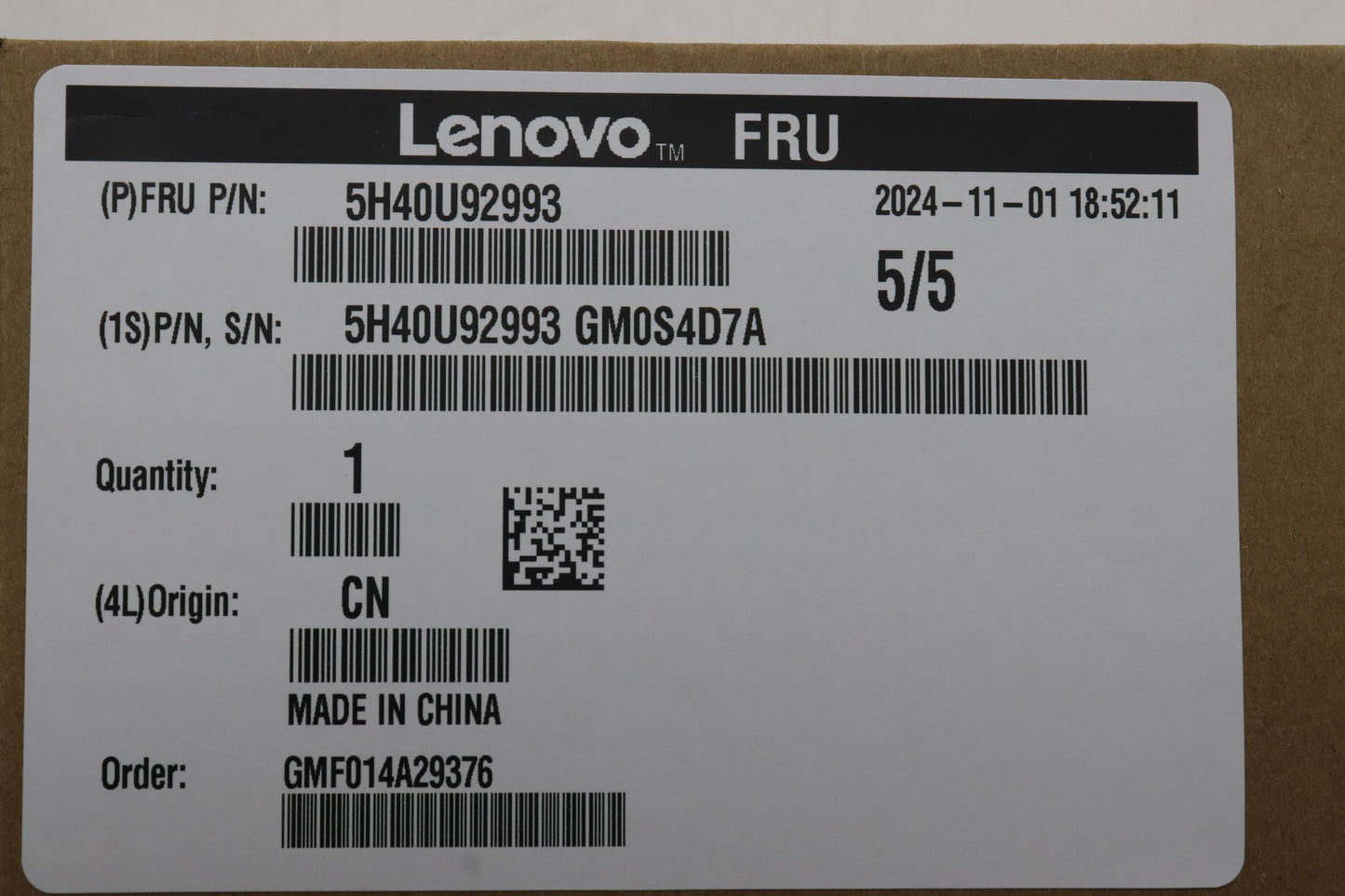 Lenovo Heatsink for P1000 Discrete Graphics, TSL - 5H40U92993