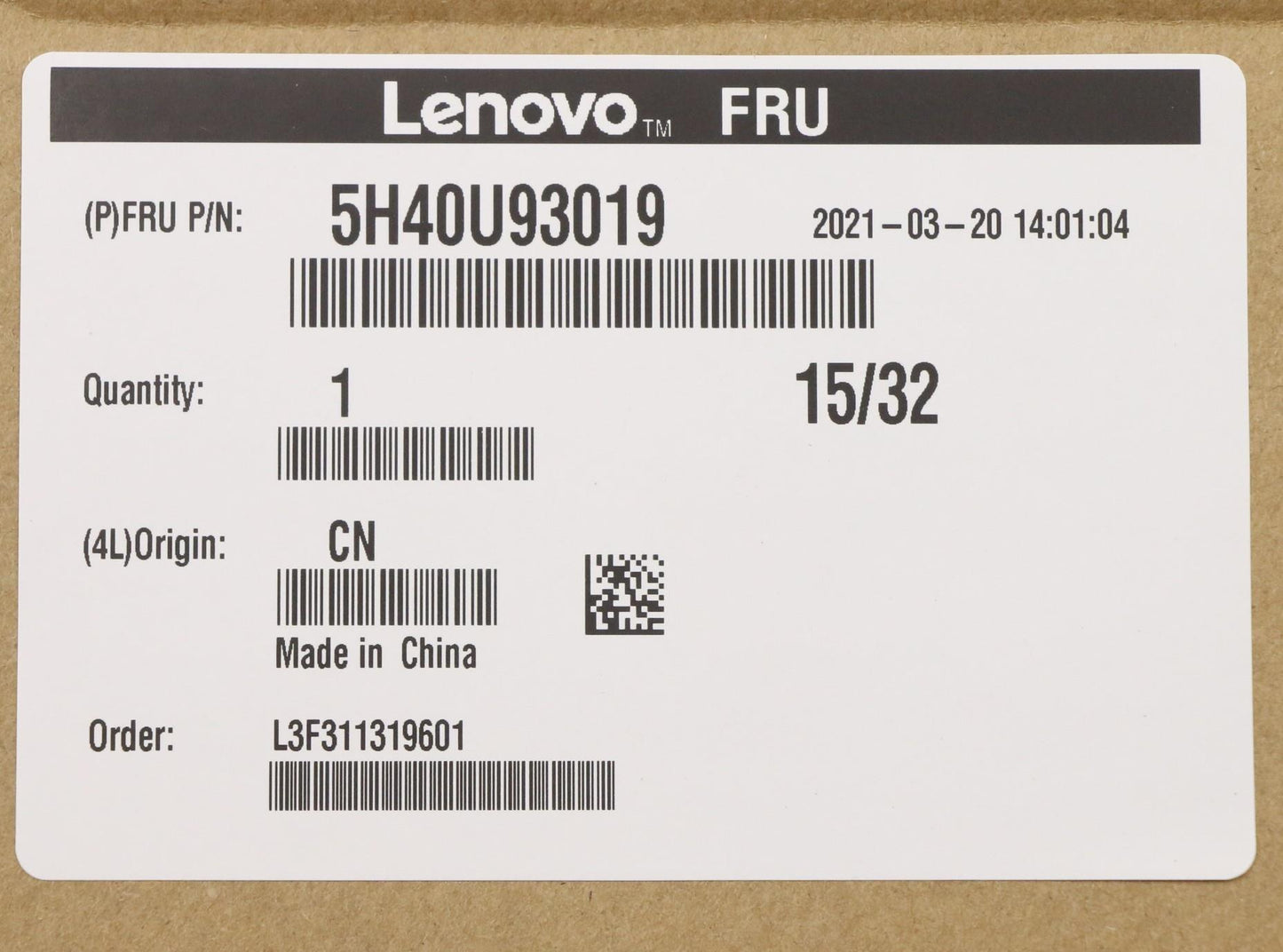 Lenovo Heatsink Tiny6 65W Avc Ilm Coo - 5H40U93019