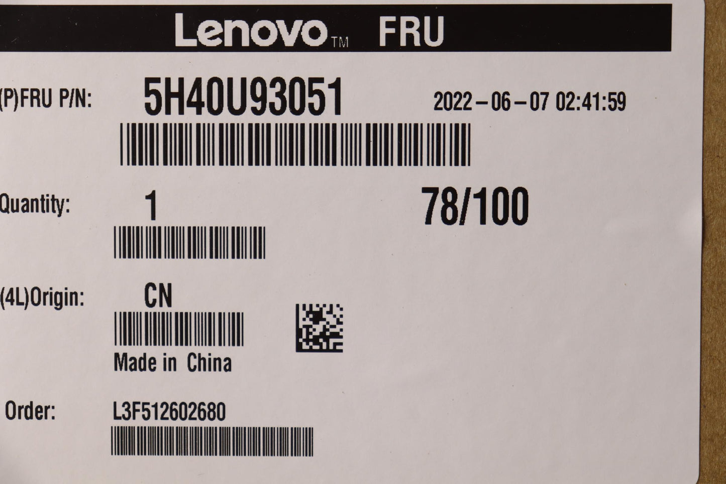 Lenovo Heatsink Tiny8 65W Avc Ilm Coo - 5H40U93051