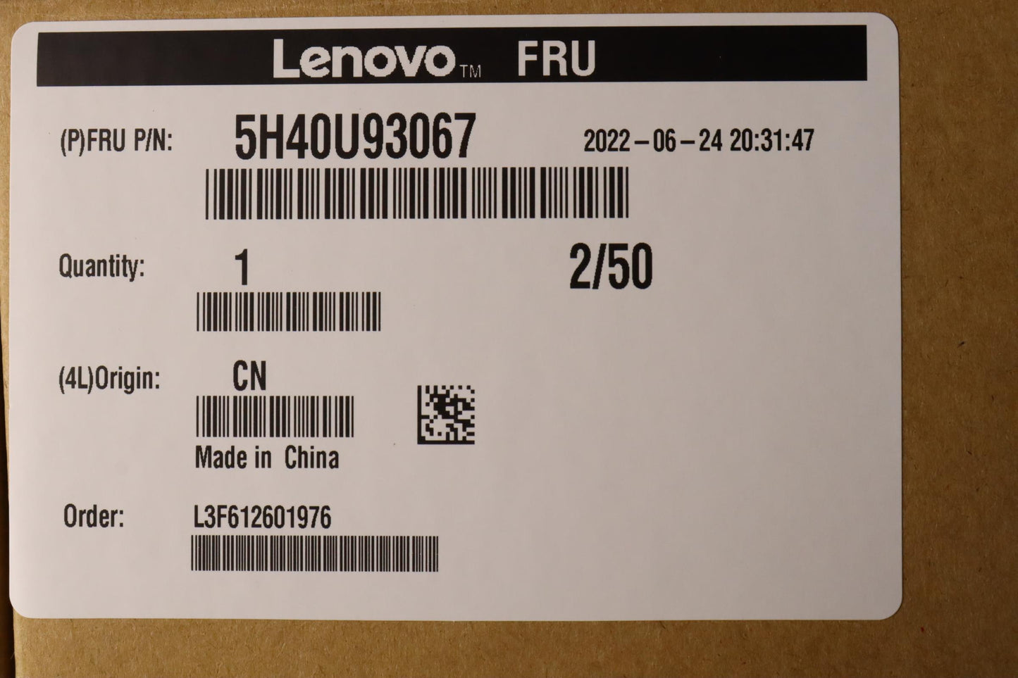 Lenovo Heatsink Thermal Module Dis Hs - 5H40U93067