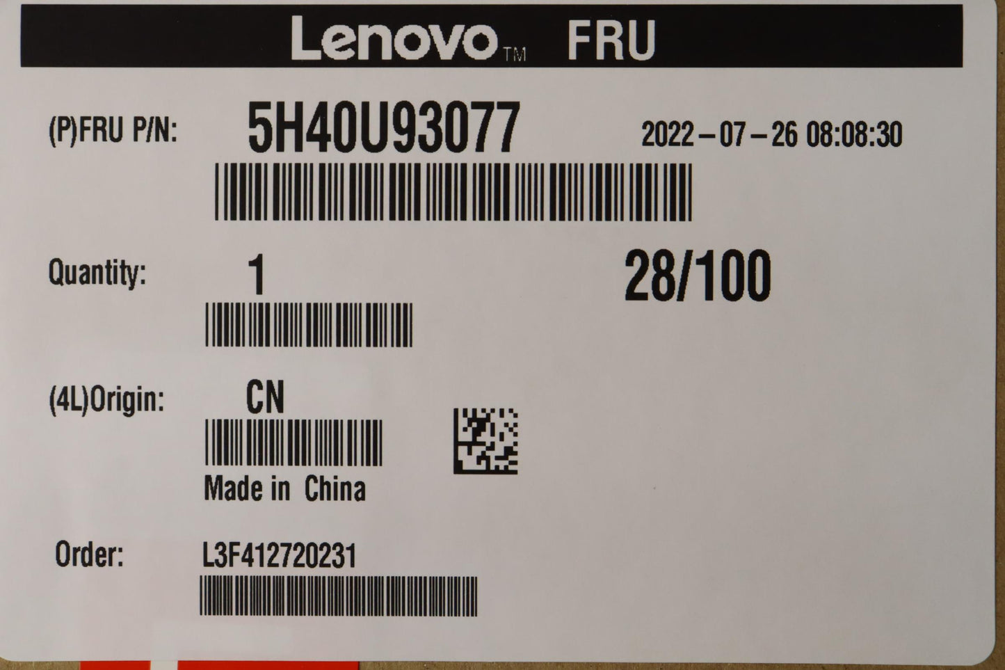 Lenovo Heatsink Adls Cpu Vr2 Heatsink - 5H40U93077