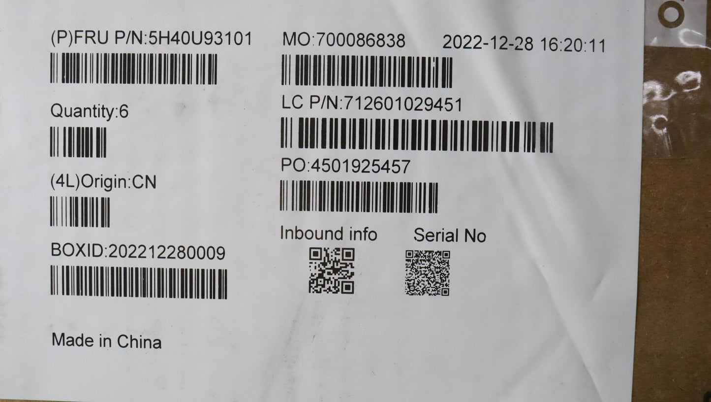 Lenovo Heatsink Fru I Tgl 28W Cpu Hs - 5H40U93101