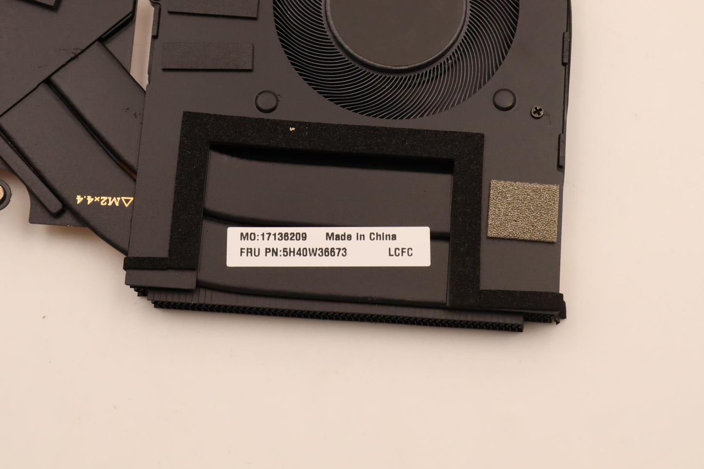 Lenovo Heatsink Cpu Heatsink,Wfan,Swg - 5H40W36673