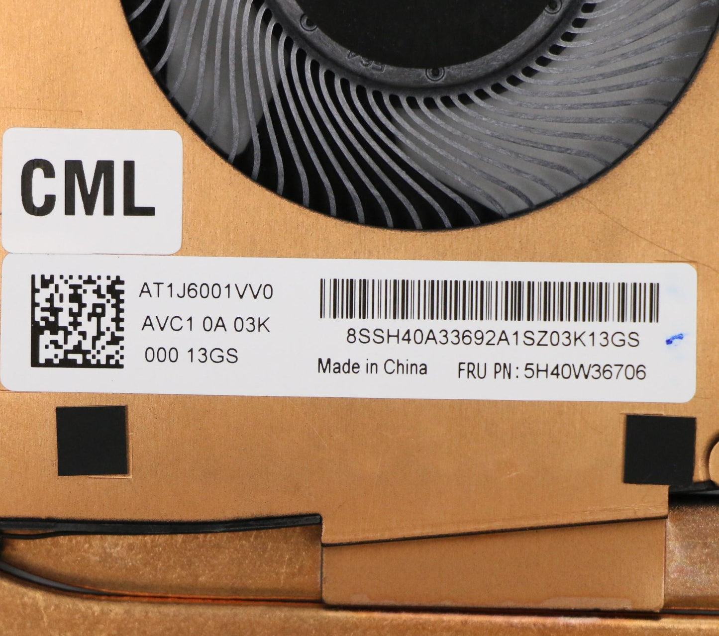 Lenovo Fan; Thermal Assemblies, Separ - 5H40W36706
