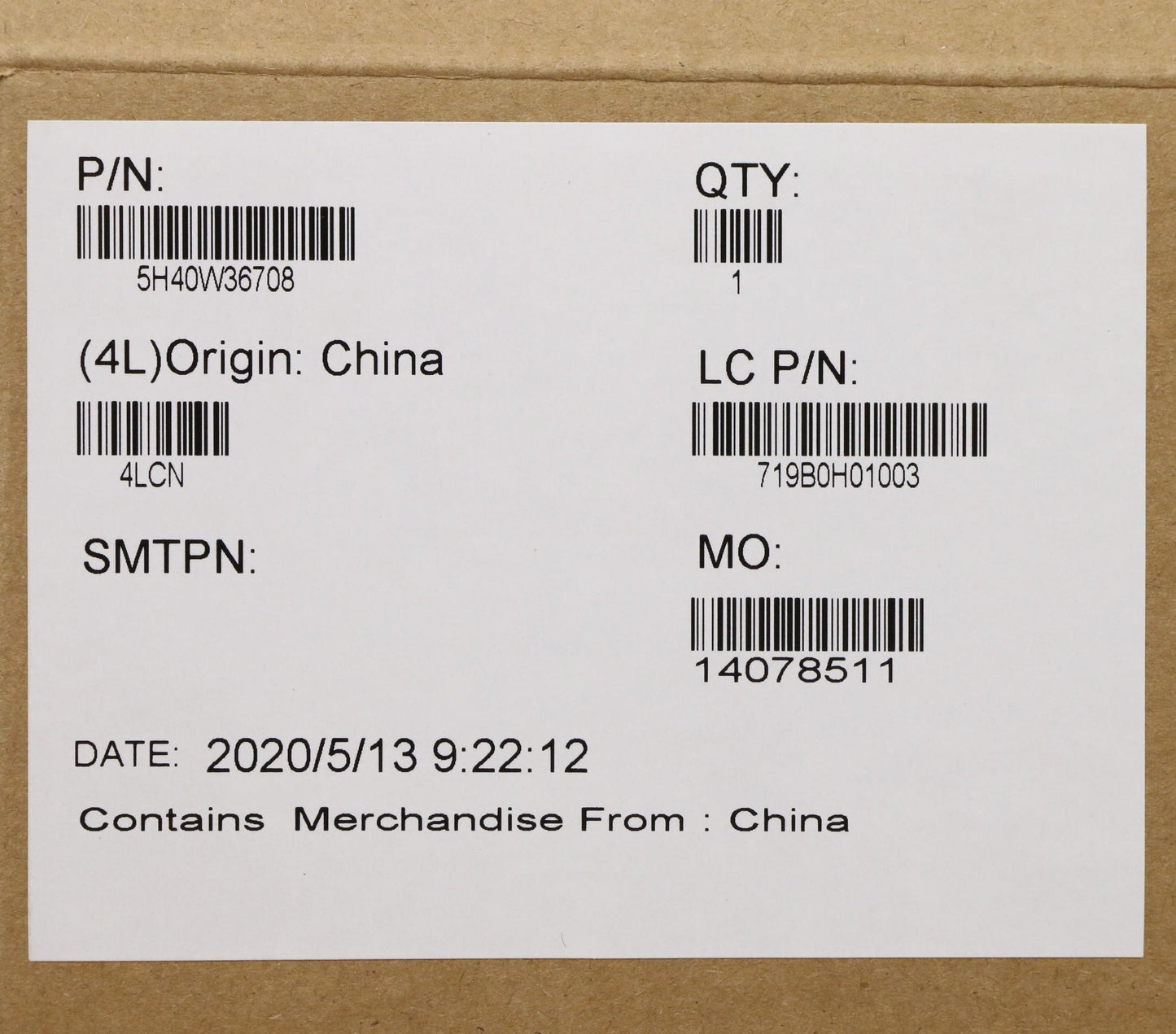 Lenovo CPU Heatsink with Fan, UMA - 5H40W36708