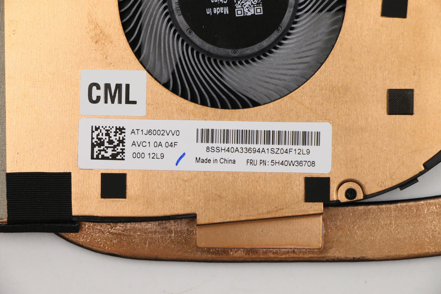 Lenovo CPU Heatsink with Fan, UMA - 5H40W36708