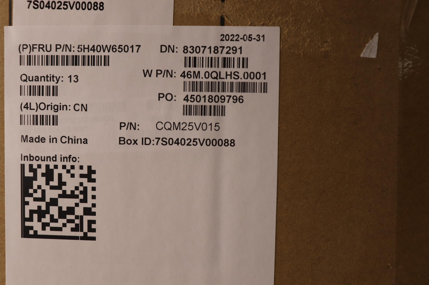 Lenovo Heatsink Cpu Heatsink Wo Fan, - 5H40W65017