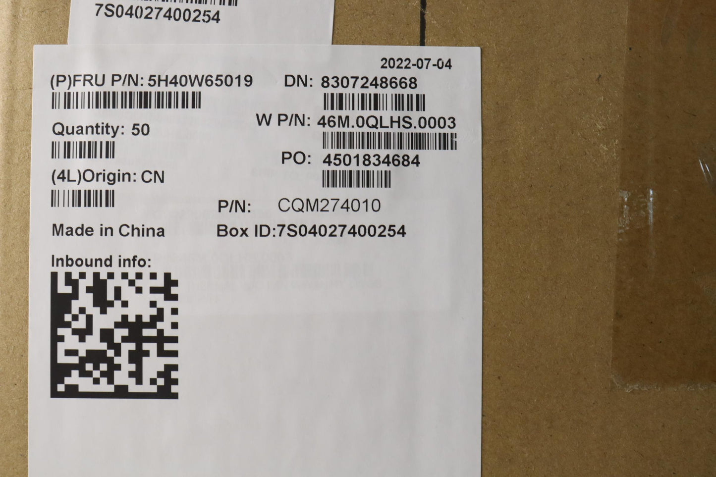 Lenovo Heatsink Cpu Heatsink Wo Fan,W - 5H40W65019