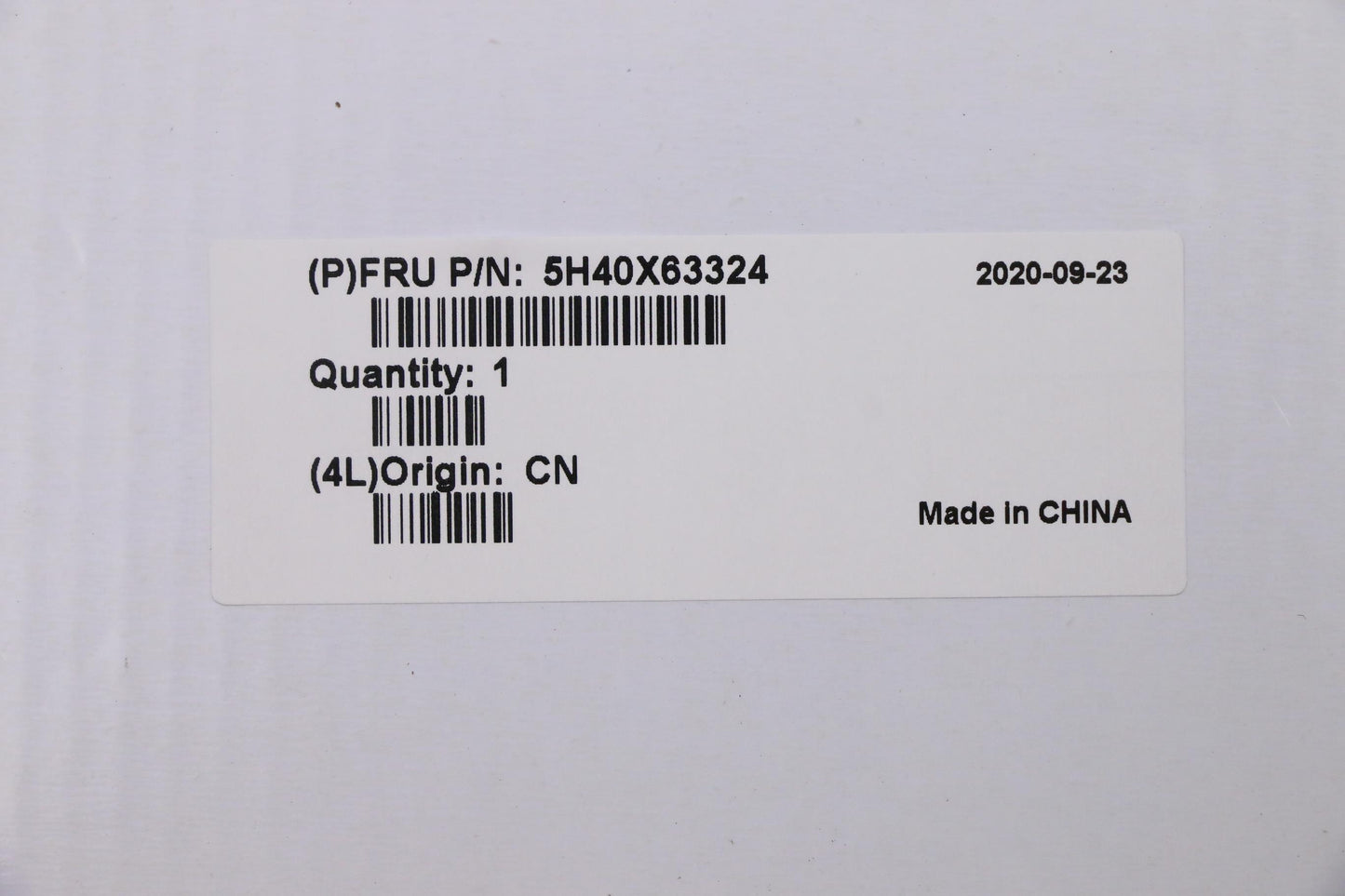 Lenovo Heat Sink (If Separate From Fa - 5H40X63324