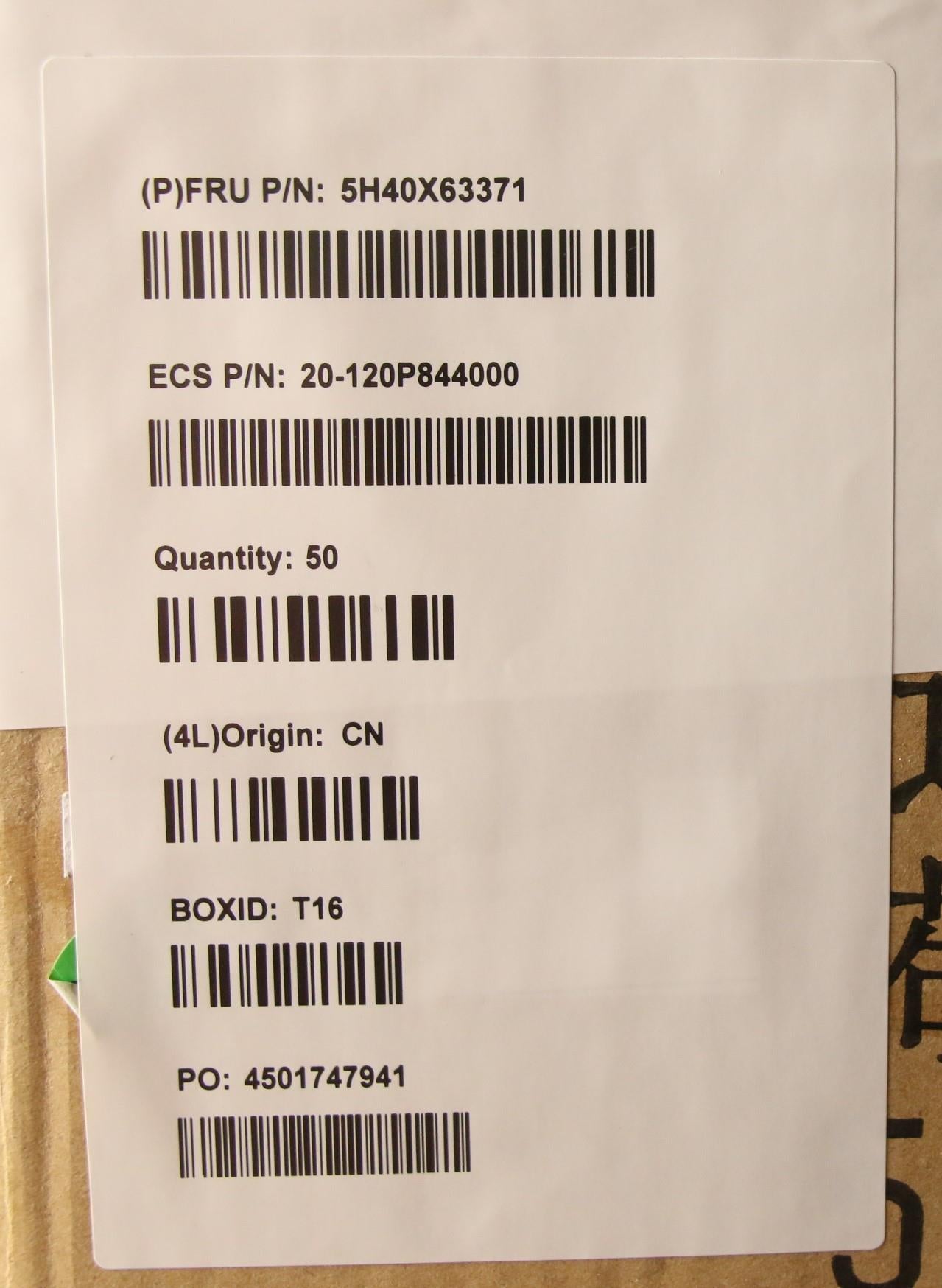 Lenovo Heatsink Pch Sink (Intel), Ecs - 5H40X63371