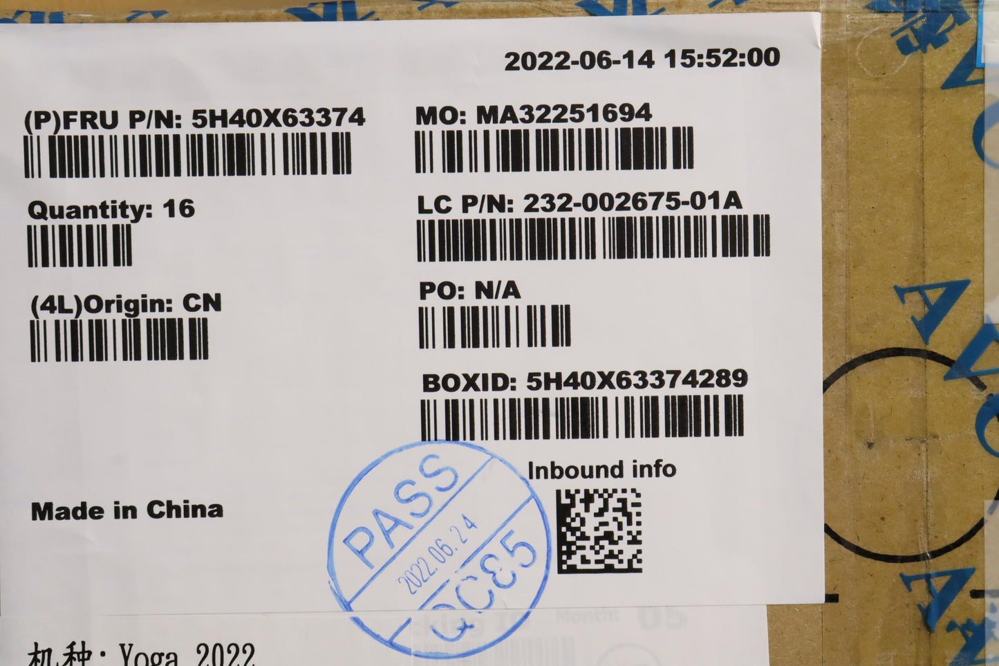 Lenovo Heatsink A Uma Tm For Yoga2022 - 5H40X63374