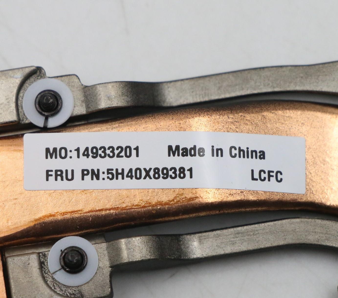 Lenovo Thermal Module with Fan for Raptor-1 - 5H40X89381