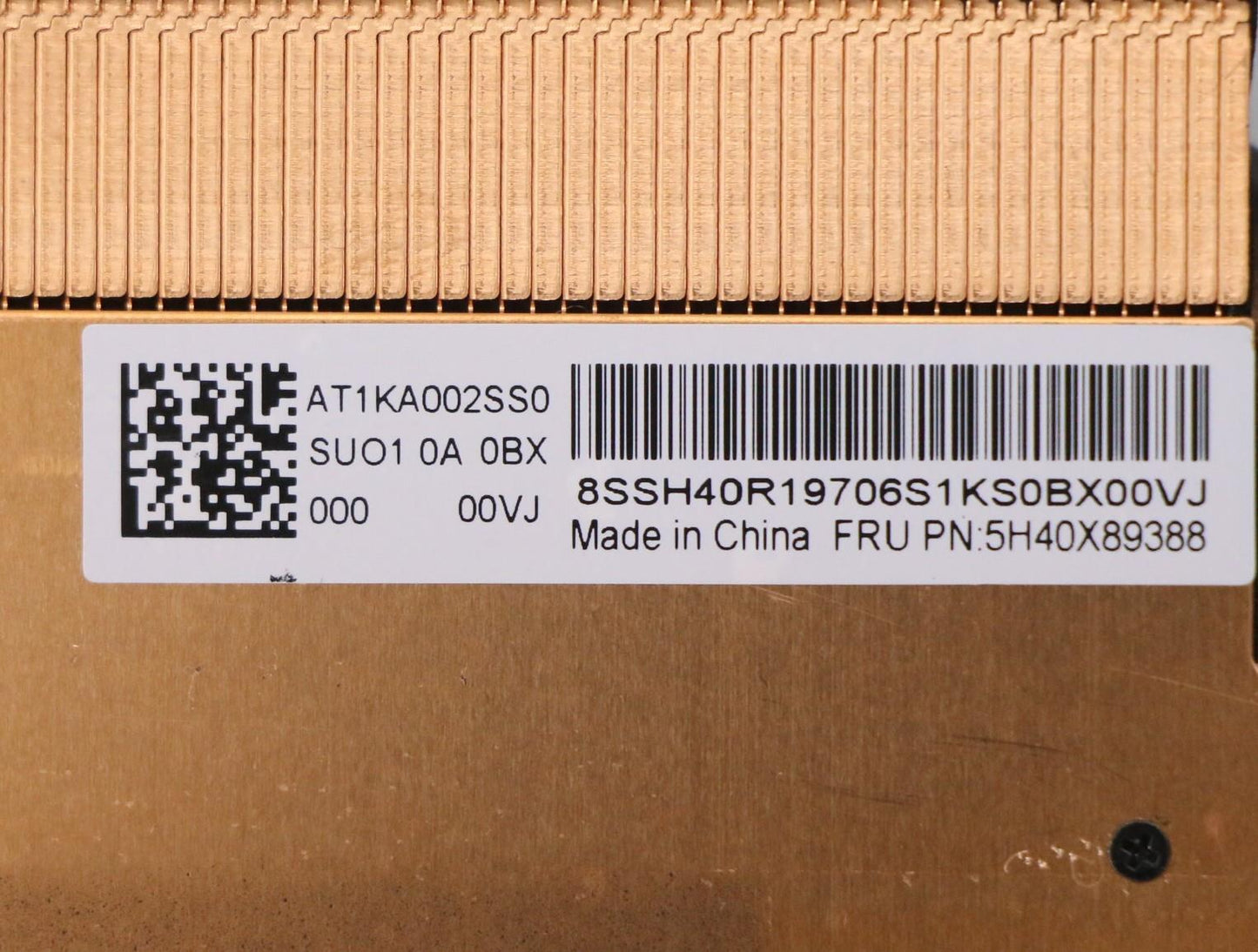 Lenovo Heatsink Fan+Heatsink N19P Sun - 5H40X89388