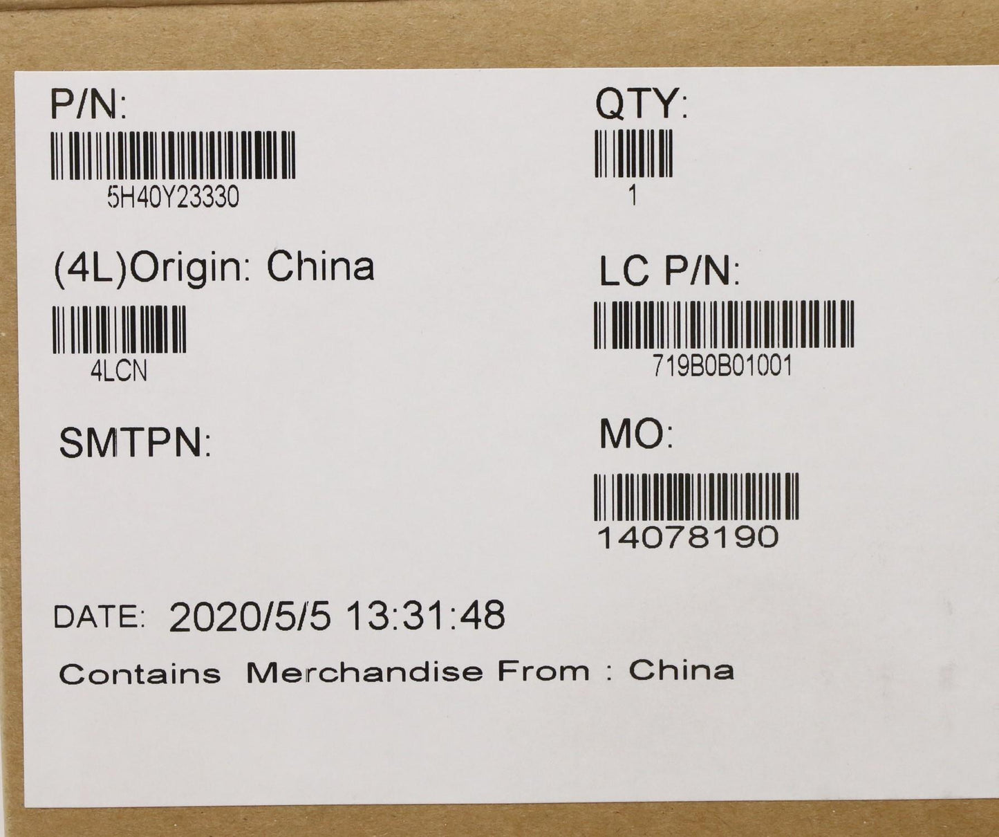 Lenovo Thermal Module with Integrated Fan - 5H40Y23330