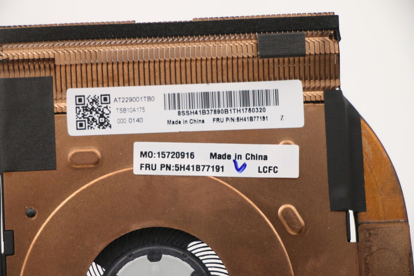 Lenovo Heatsink Fru Hx3B5_Uma_Thm_Ass - 5H41B77191